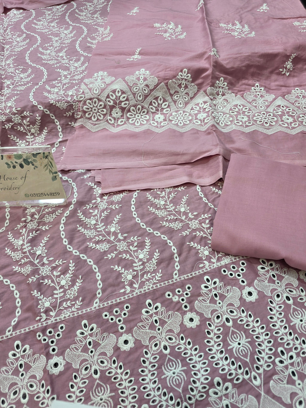 Lawn 4pc with chiffon duppatta