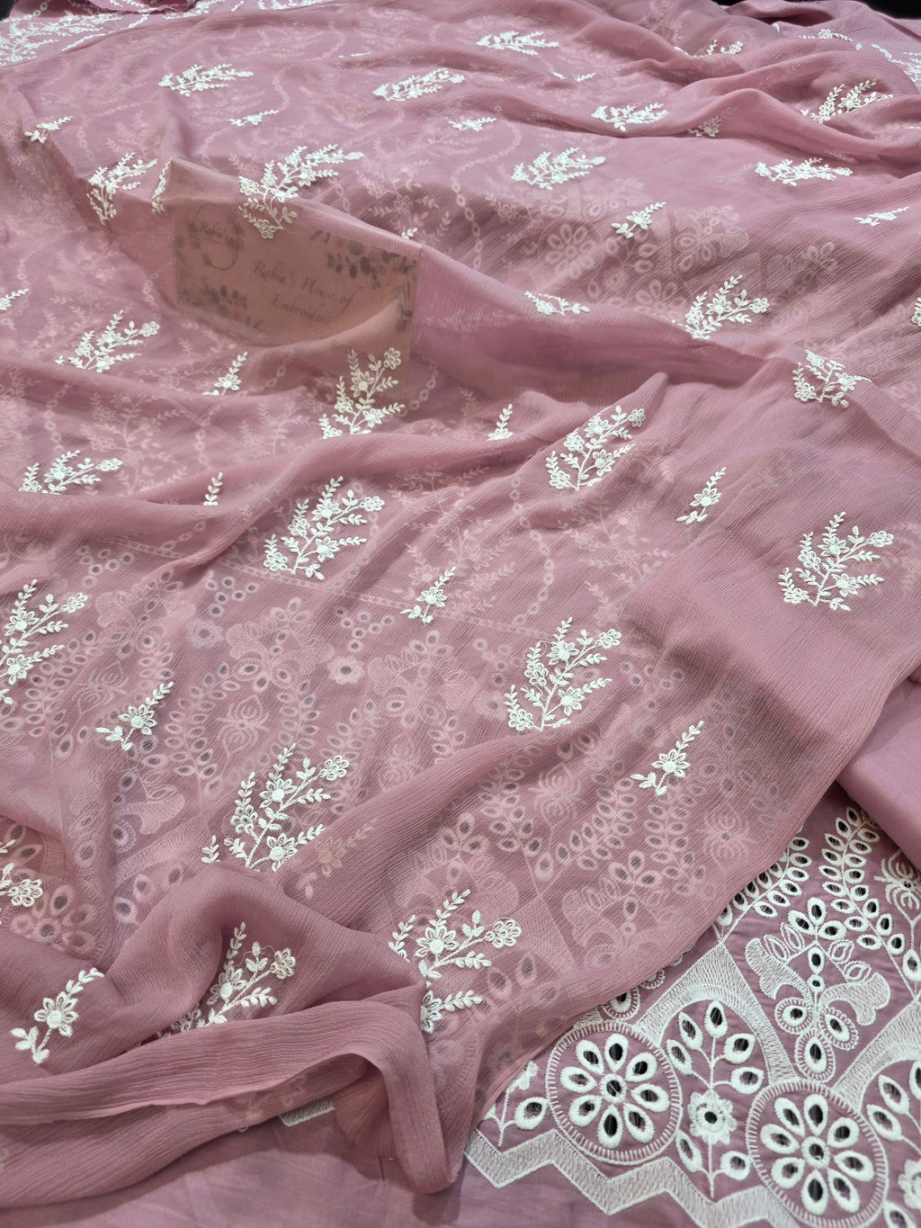 Lawn 4pc with chiffon duppatta
