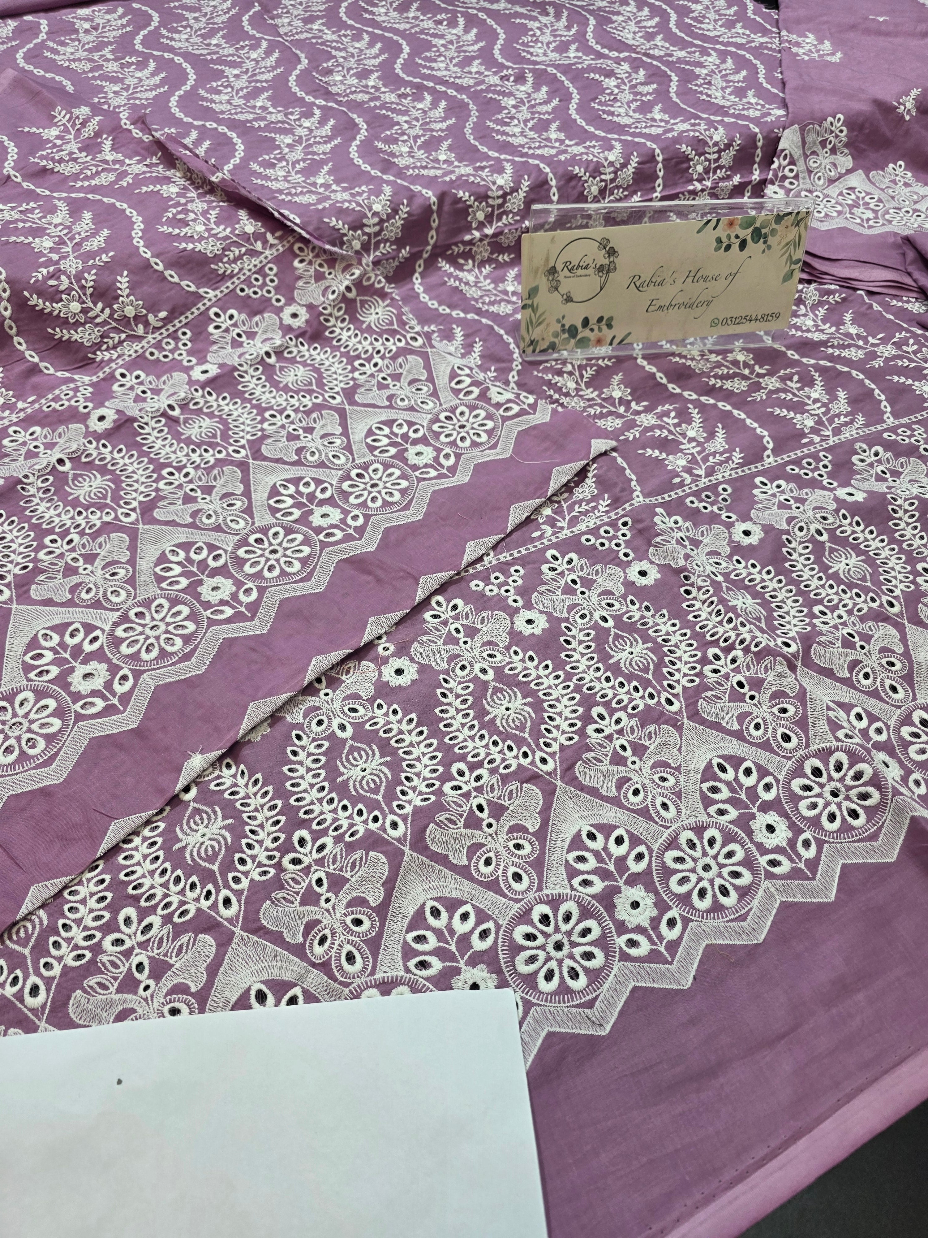 Lawn 4pc with chiffon duppatta