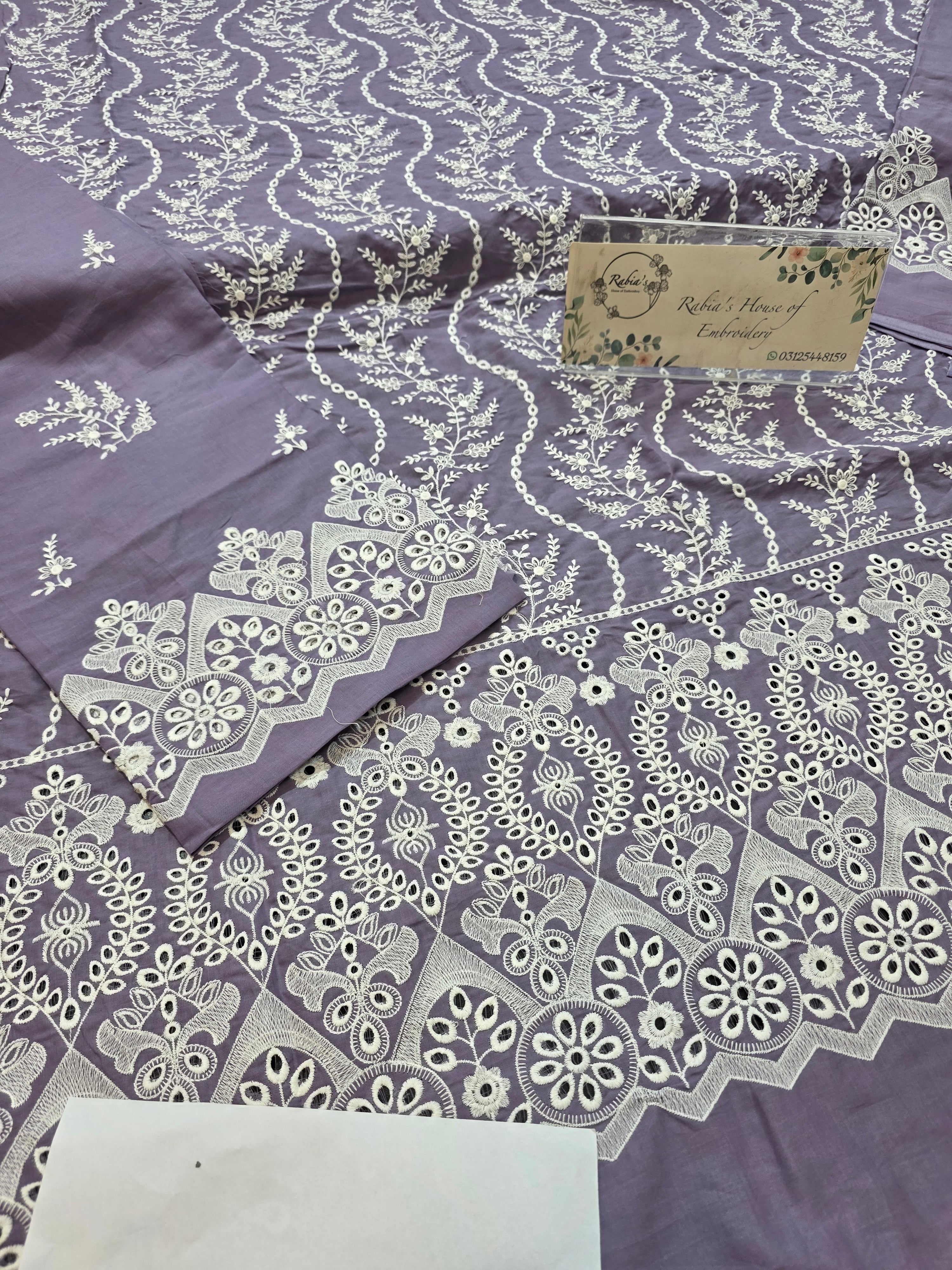 Lawn 4pc with chiffon duppatta
