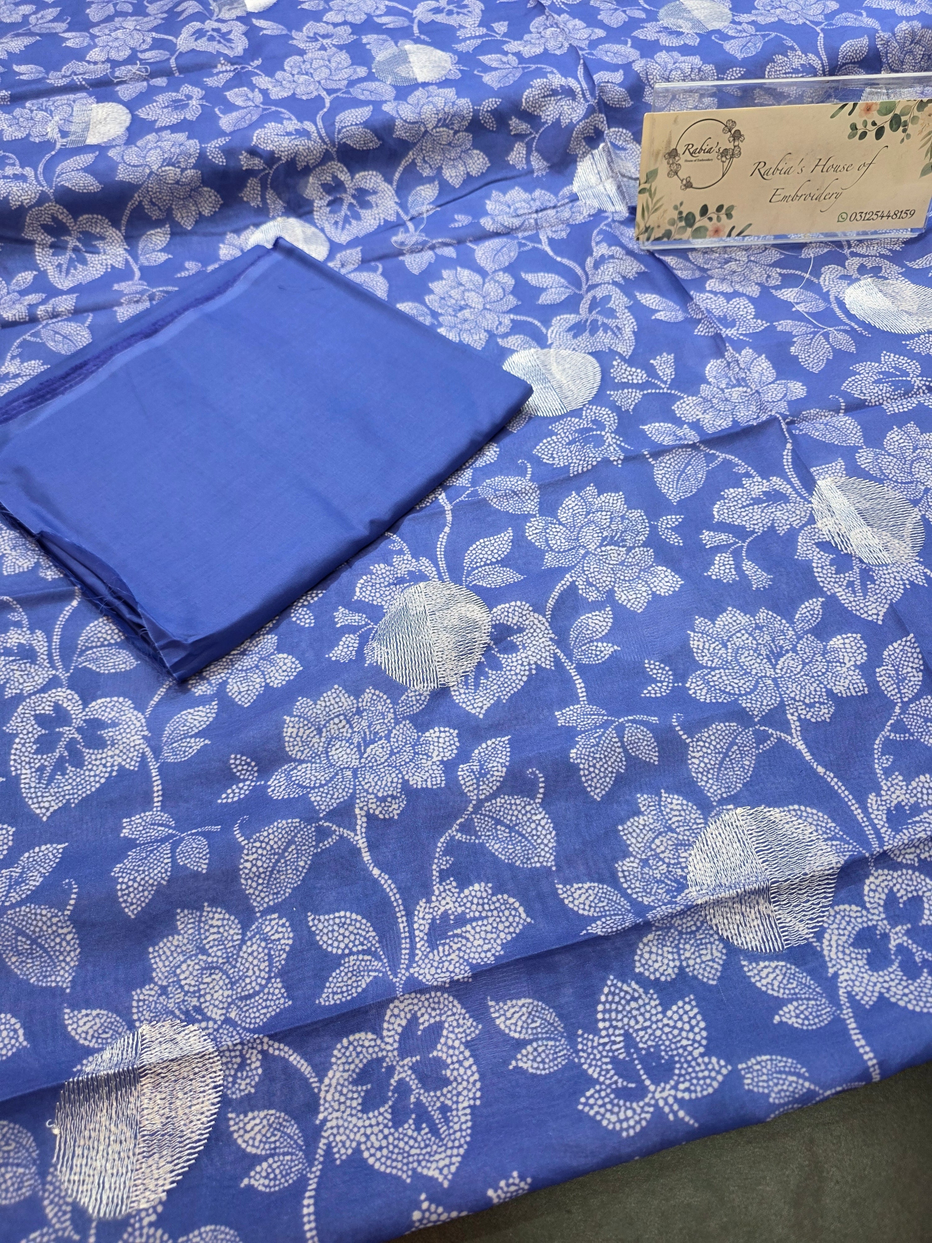 Bareeze prints 3pc plus embroidered