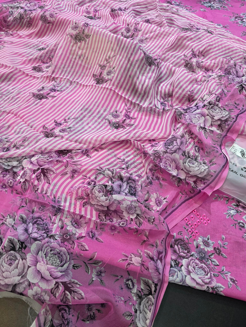 Bareeze prints 3pc plus embroidered