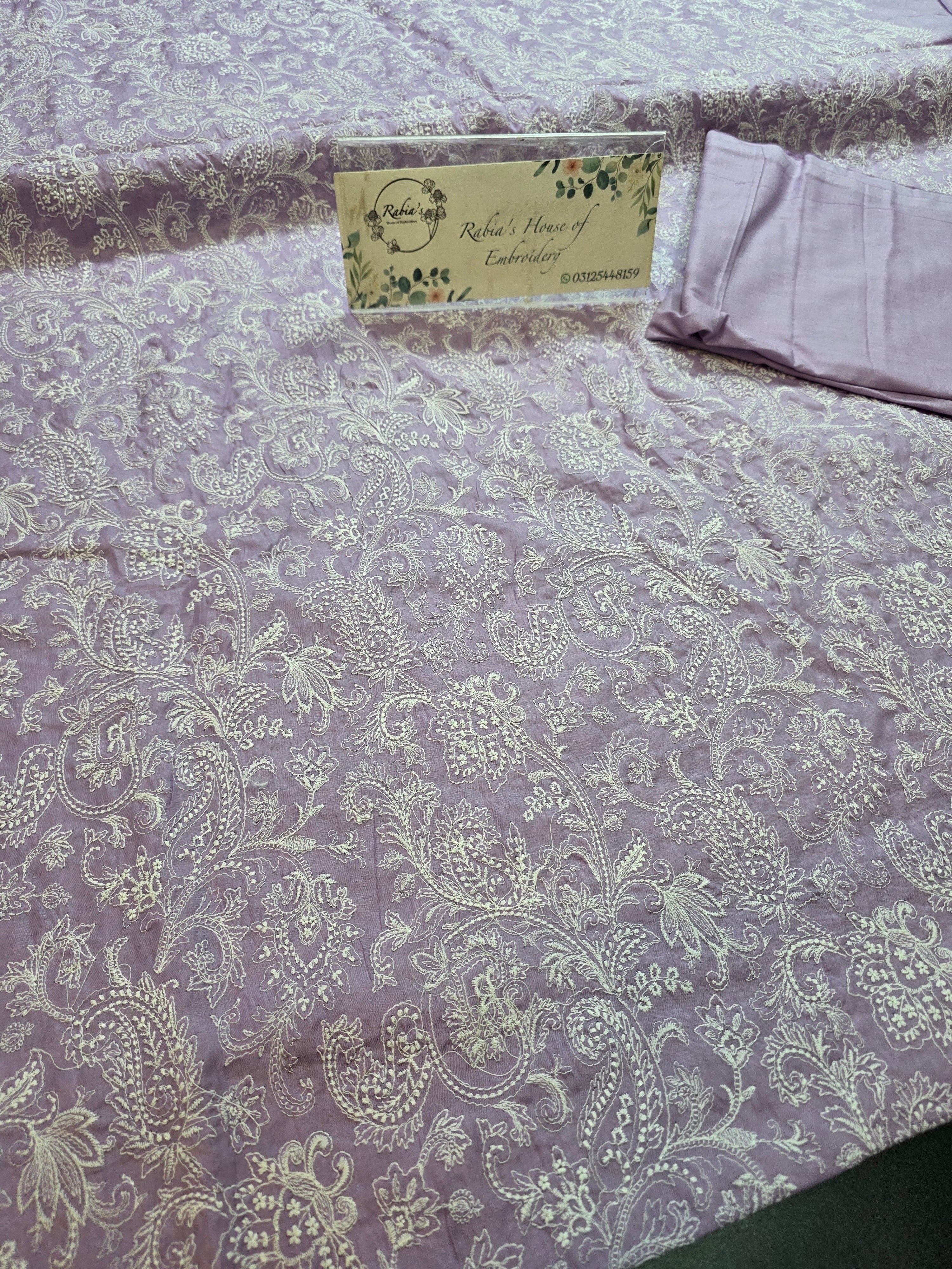 Bareeze lawn 3pc allover embroidered