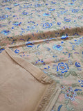 Winter kerandi 3pc allover embroidered with chiffon duppatta