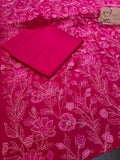 Winter kerandi 3pc allover embroidered with chiffon