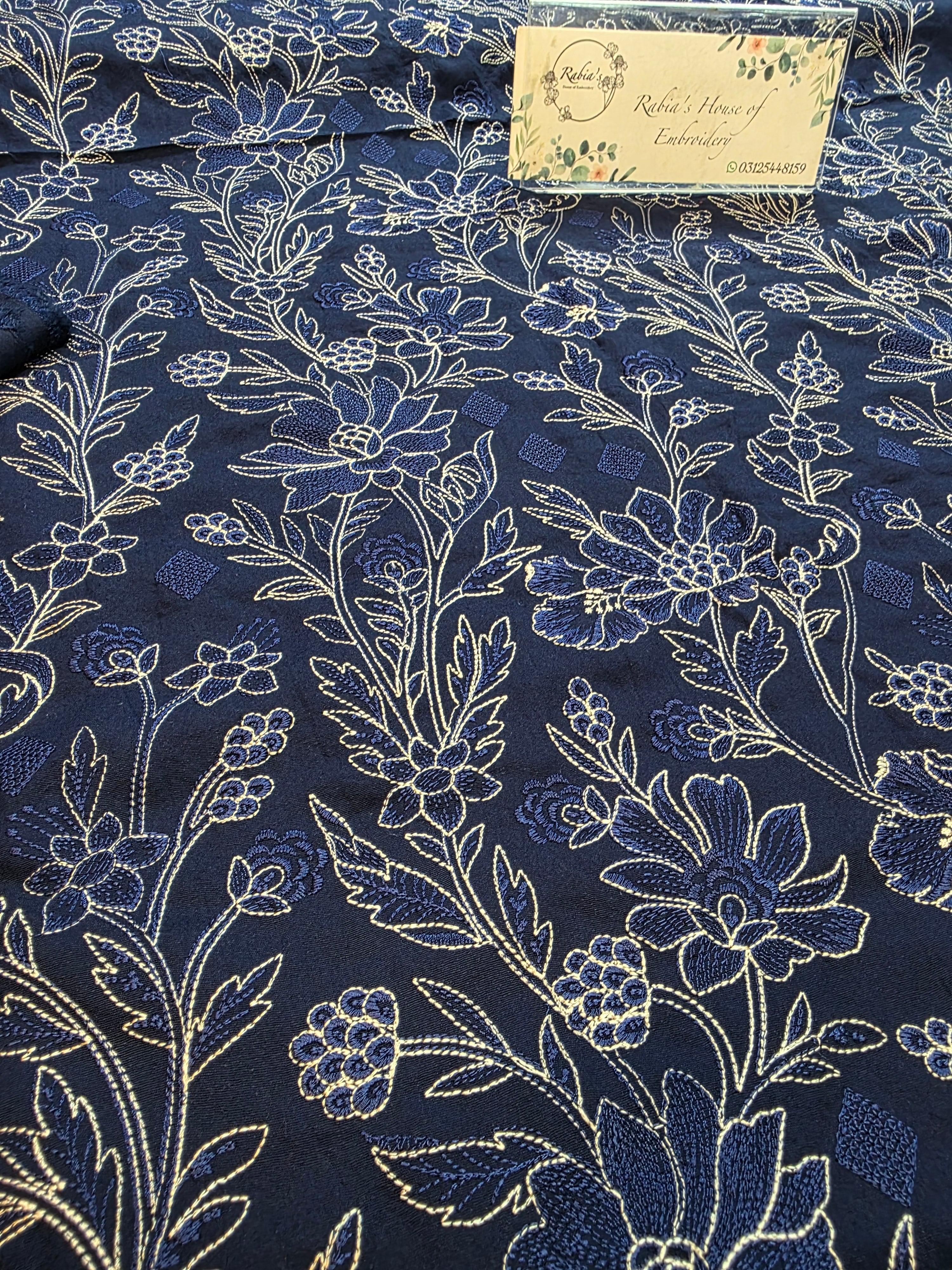 Kerandi allover 3pc with chiffon duppatta