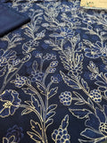 Winter Kerandi 3pc allover embroidered with chiffon duppatta