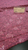 Winter kerandi 3pc allover with chiffon duppatta