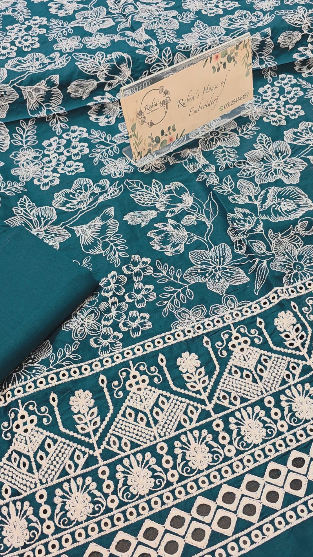 Lawn 4pc with chiffon duppatta