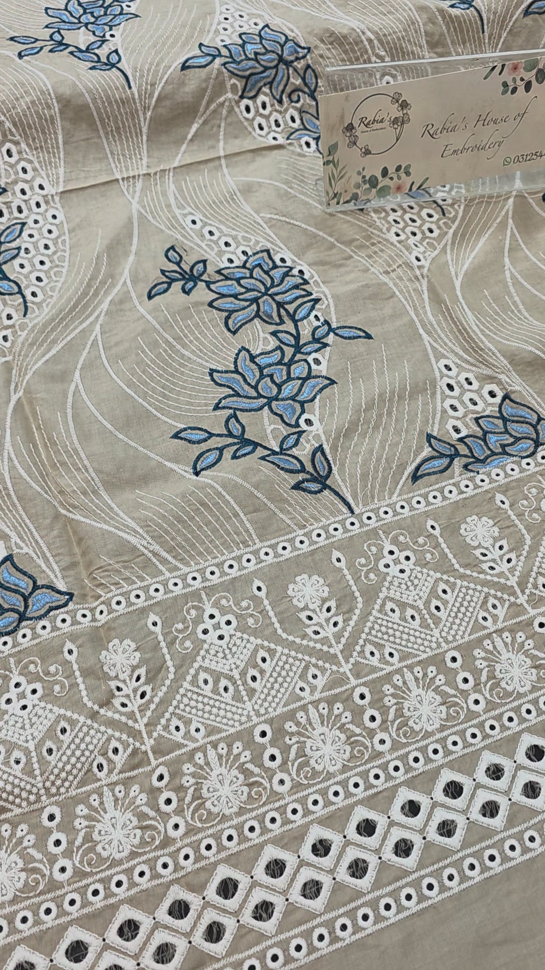 Lawn 4pc with chiffon duppatta
