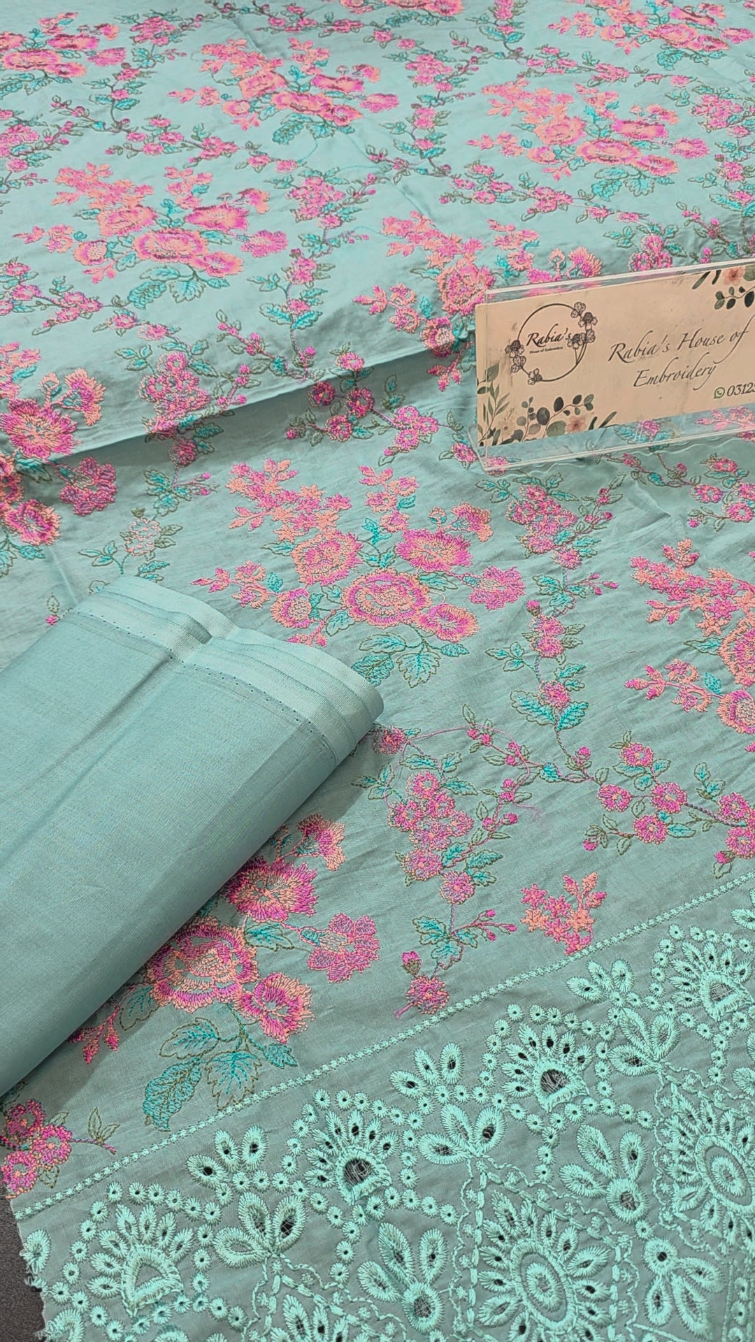 Lawn 4pc with chiffon duppatta