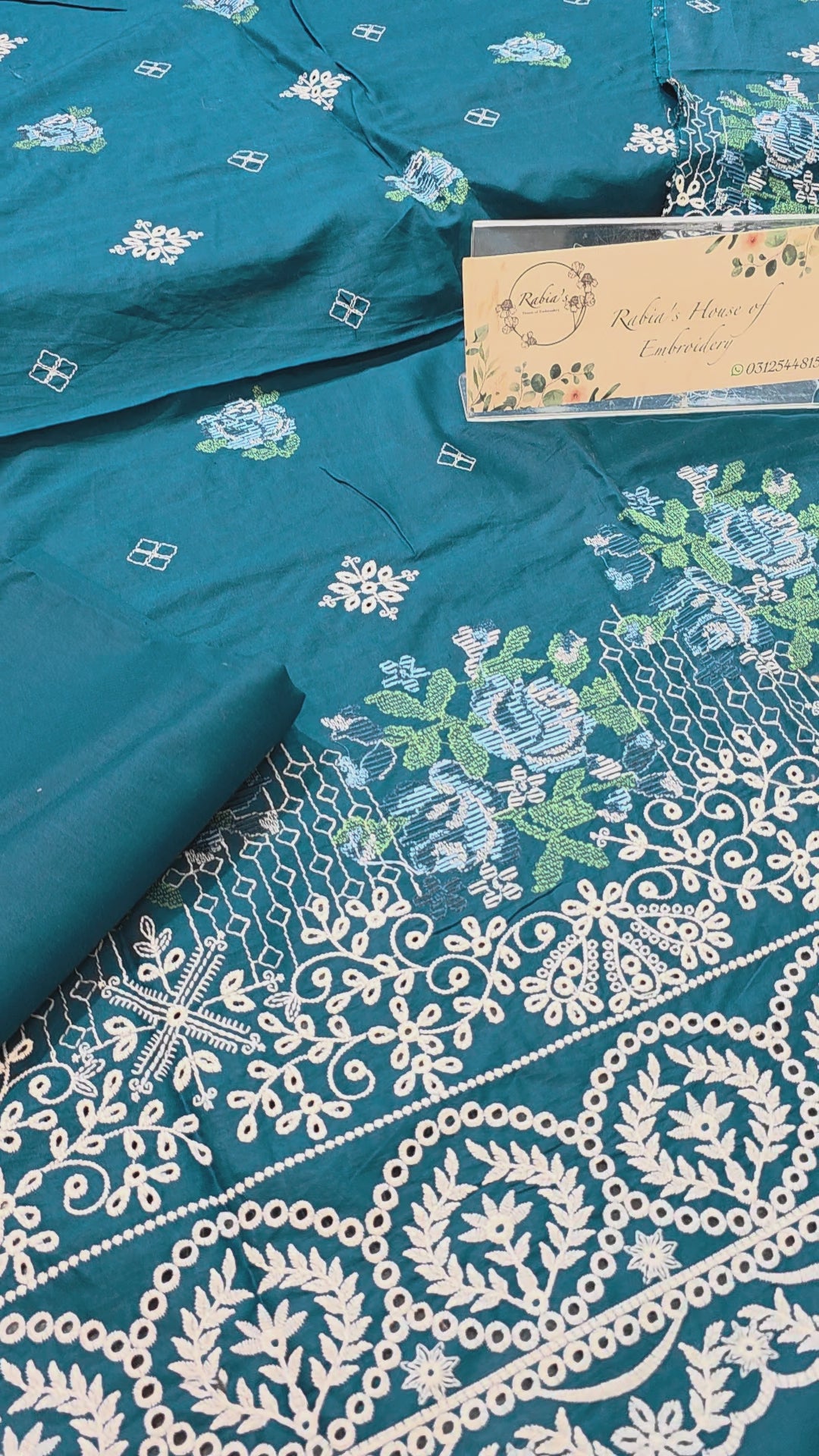 Lawn 4pc with chiffon duppatta
