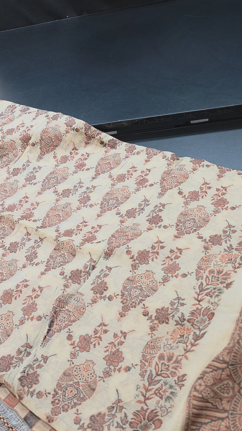 Handmade lawn kani shawl