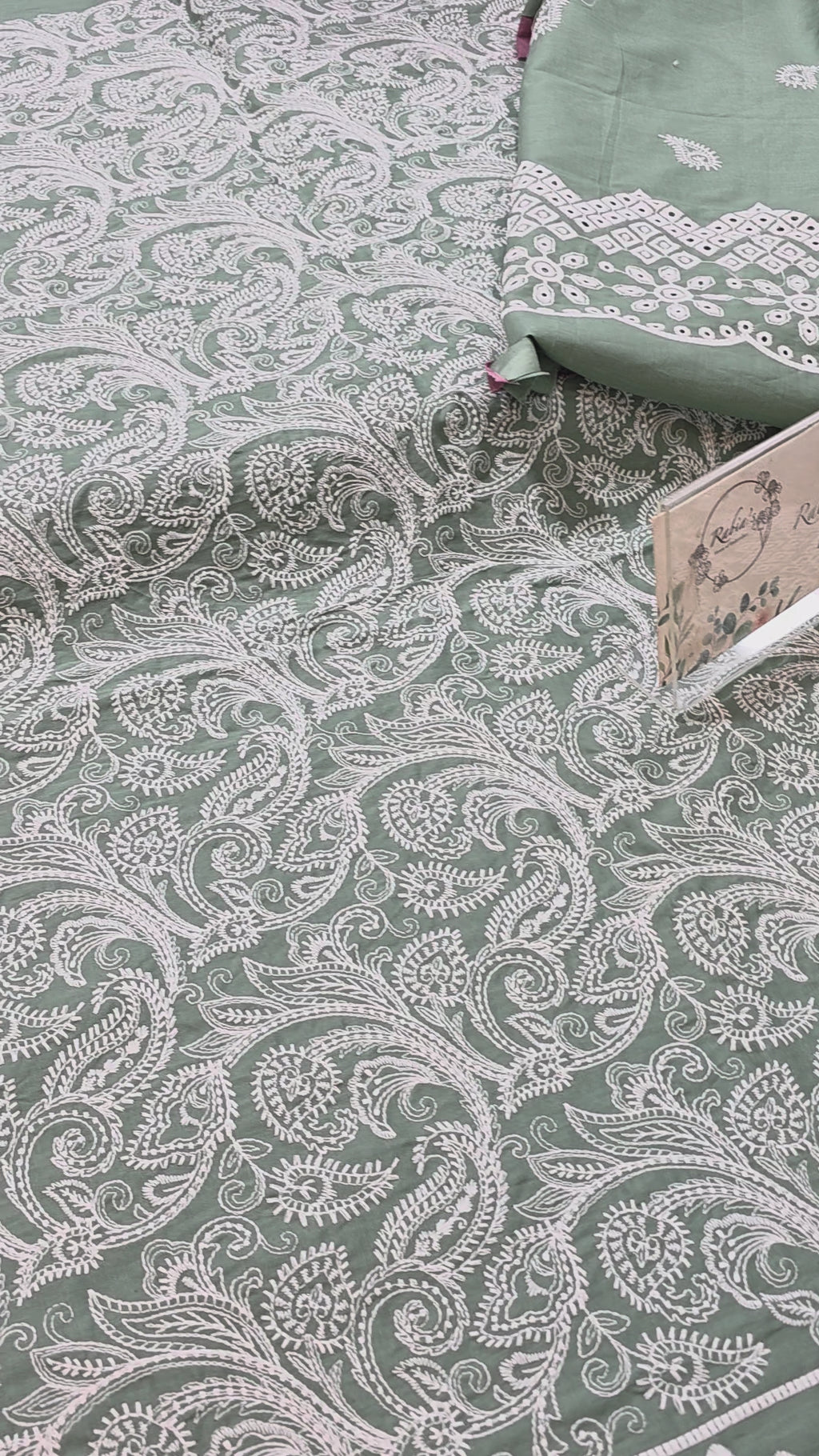 Lawn 4pc with chiffon duppatta