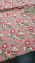 Chiffon allover embroidered shirt and duppatta