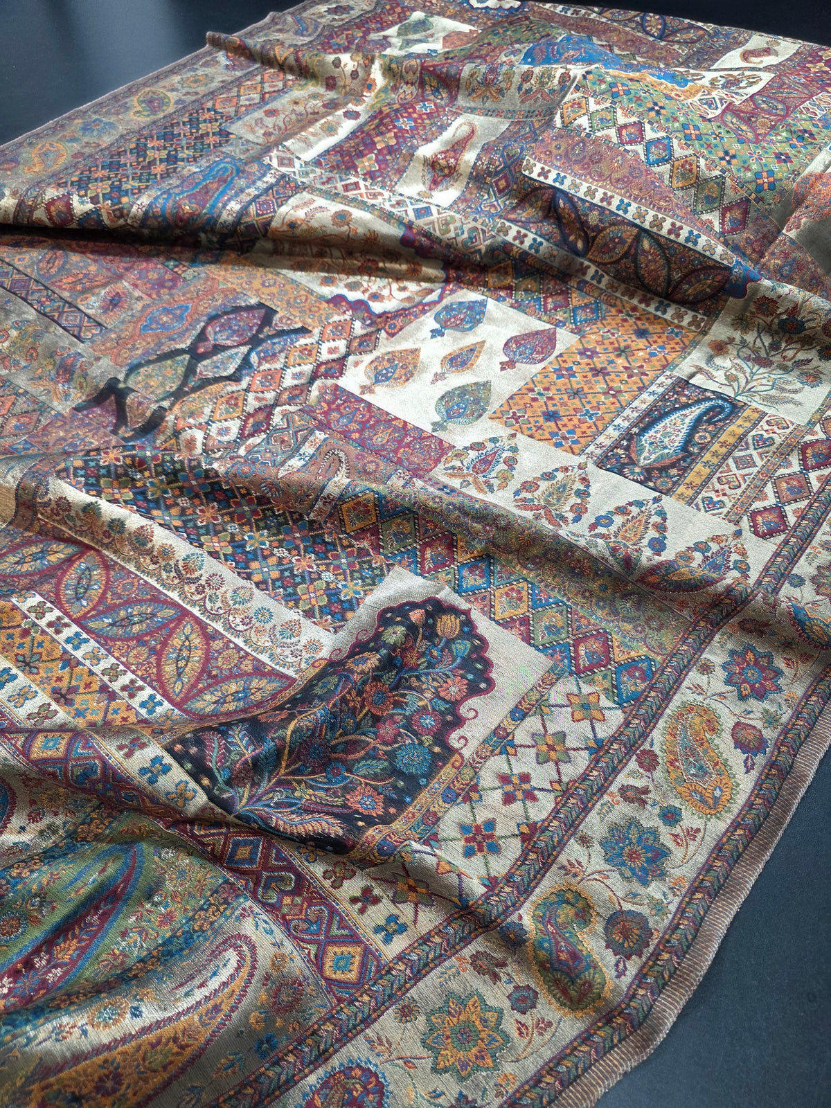 Kani silk moonlight handmade shawl