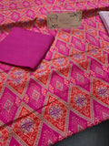 Bareeze printed plus embroidered khadder (SHAWL)