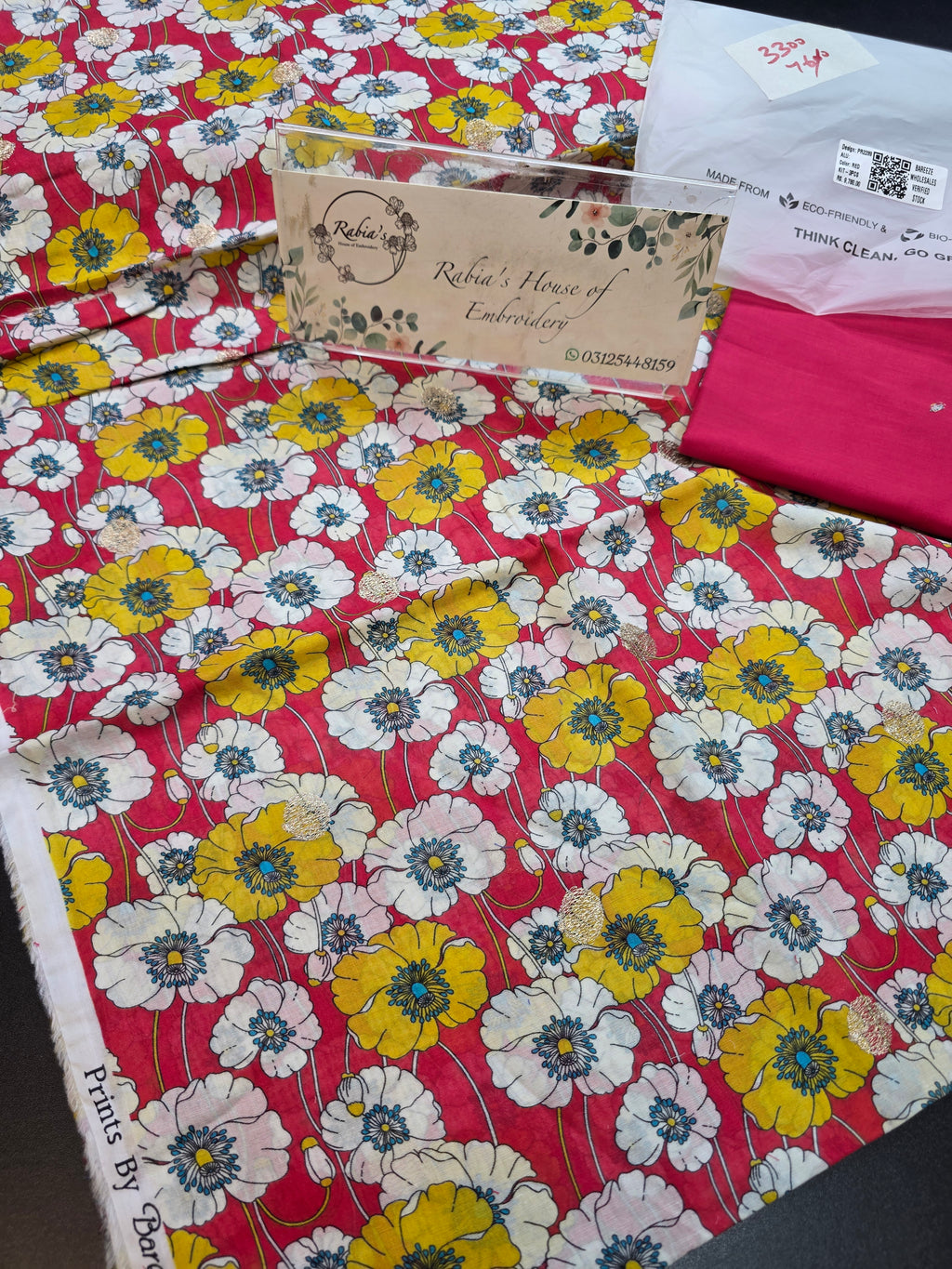 Bareeze printed plus embroidered RETURN PARCEL