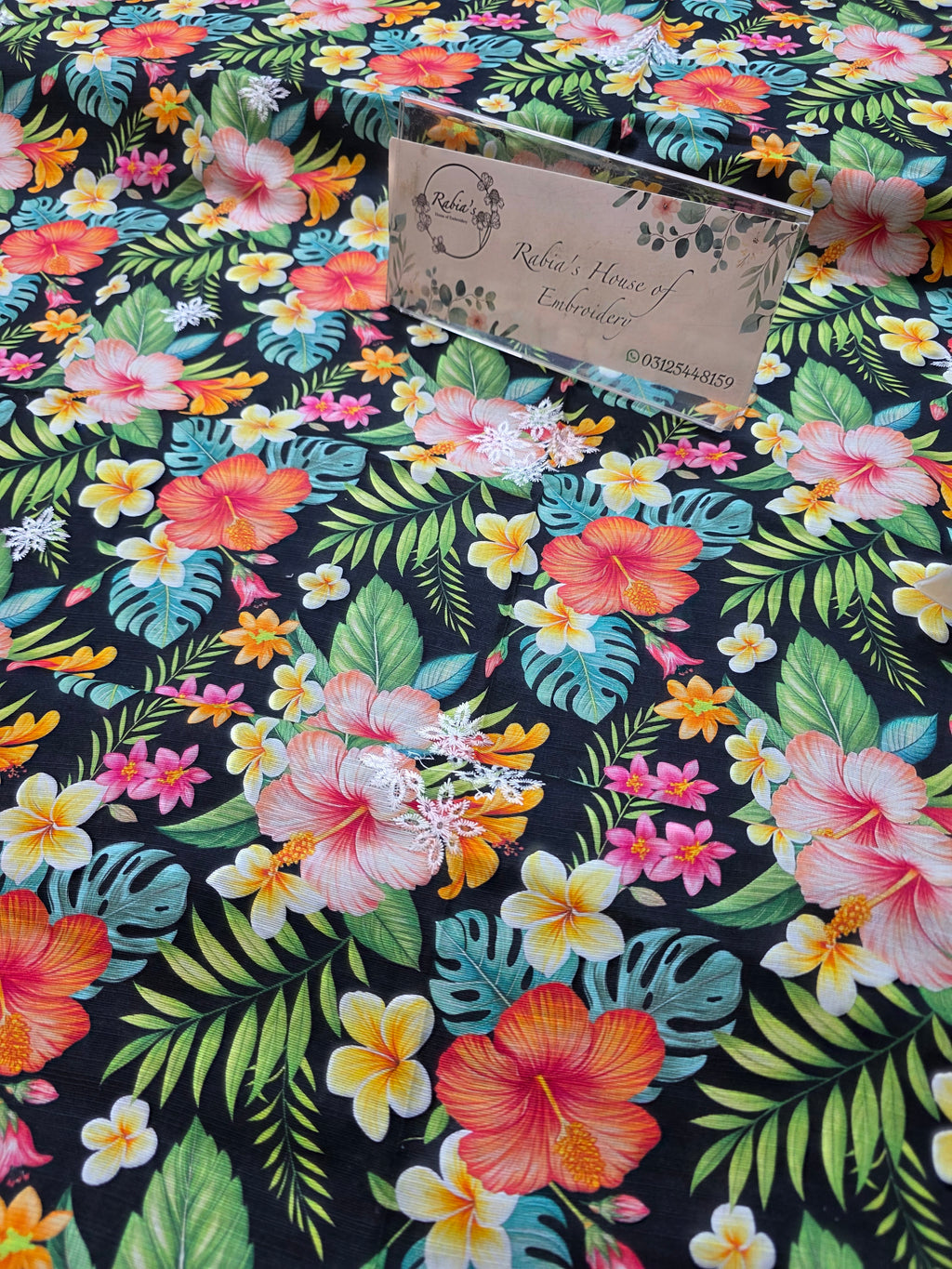 Bareeze printed plus embroidered khadder (SHAWL)