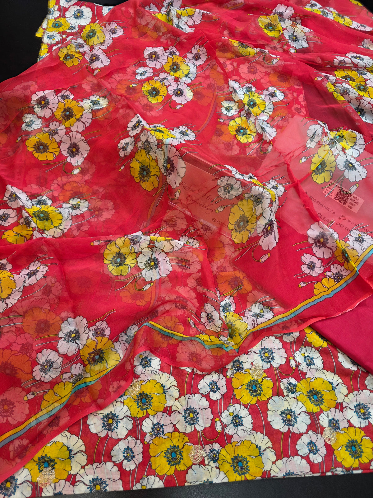 Bareeze printed plus embroidered RETURN PARCEL