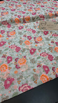 Chiffon allover embroidered shirt and duppatta
