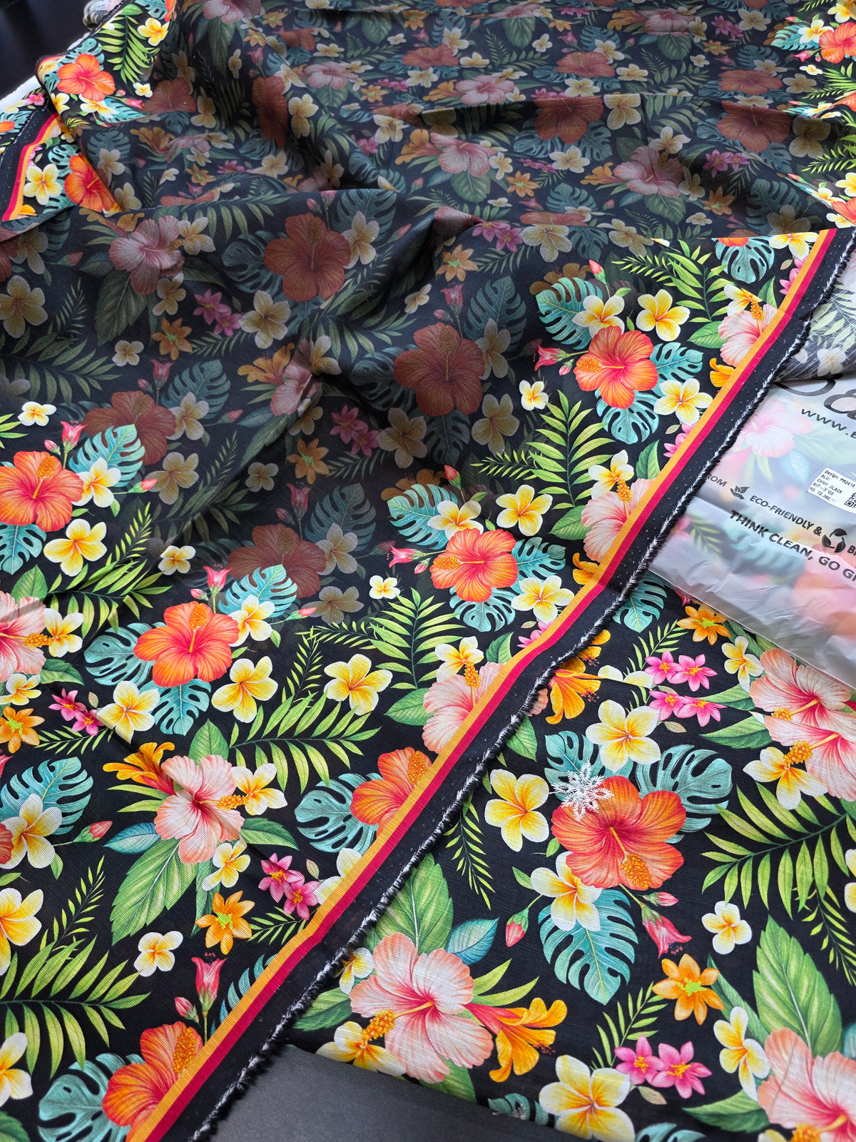 Bareeze printed plus embroidered khadder (SHAWL)
