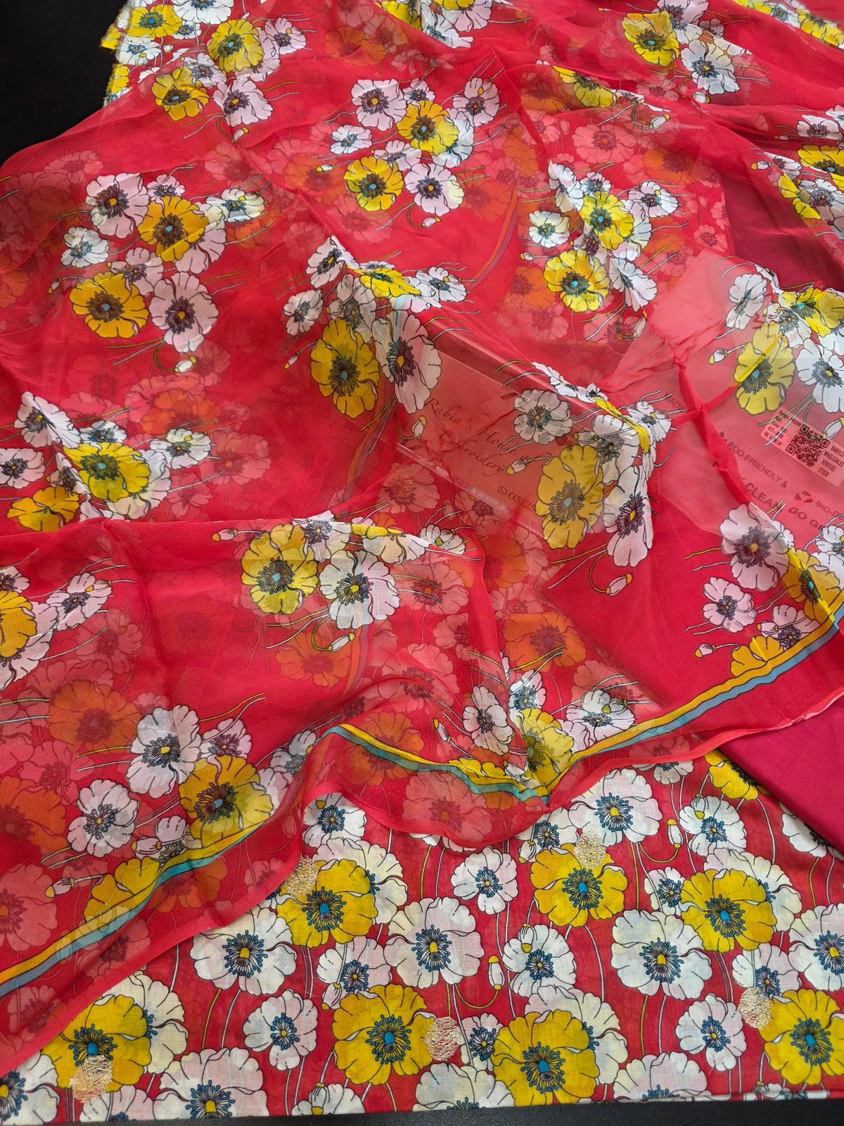 Bareeze printed plus embroidered RETURN PARCEL
