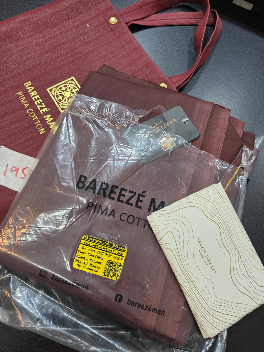Bareeze man cotton