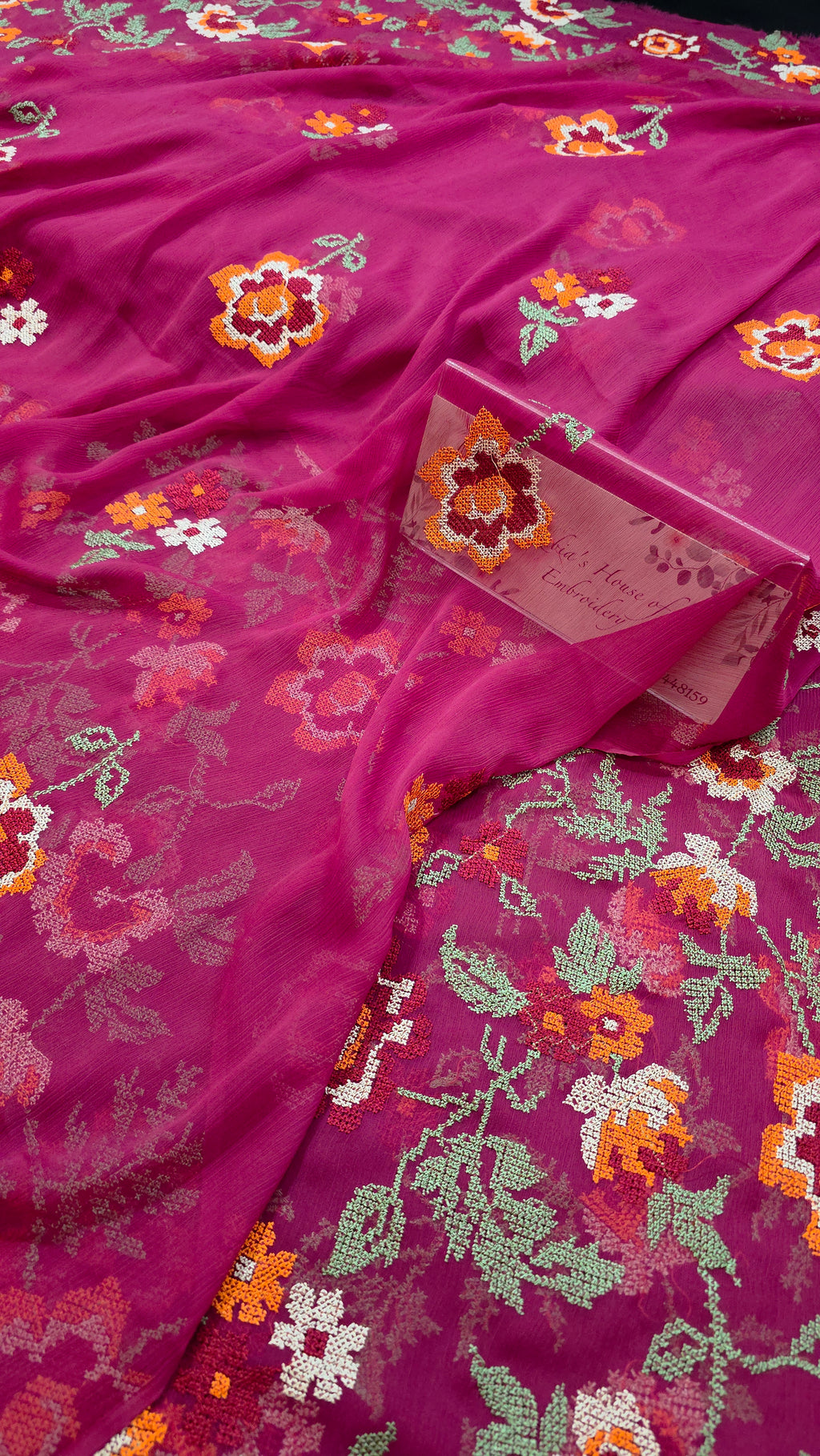 Chiffon allover embroidered ( Shirt and duppatta)
