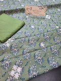 Bareeze printed plus embroidered khadder