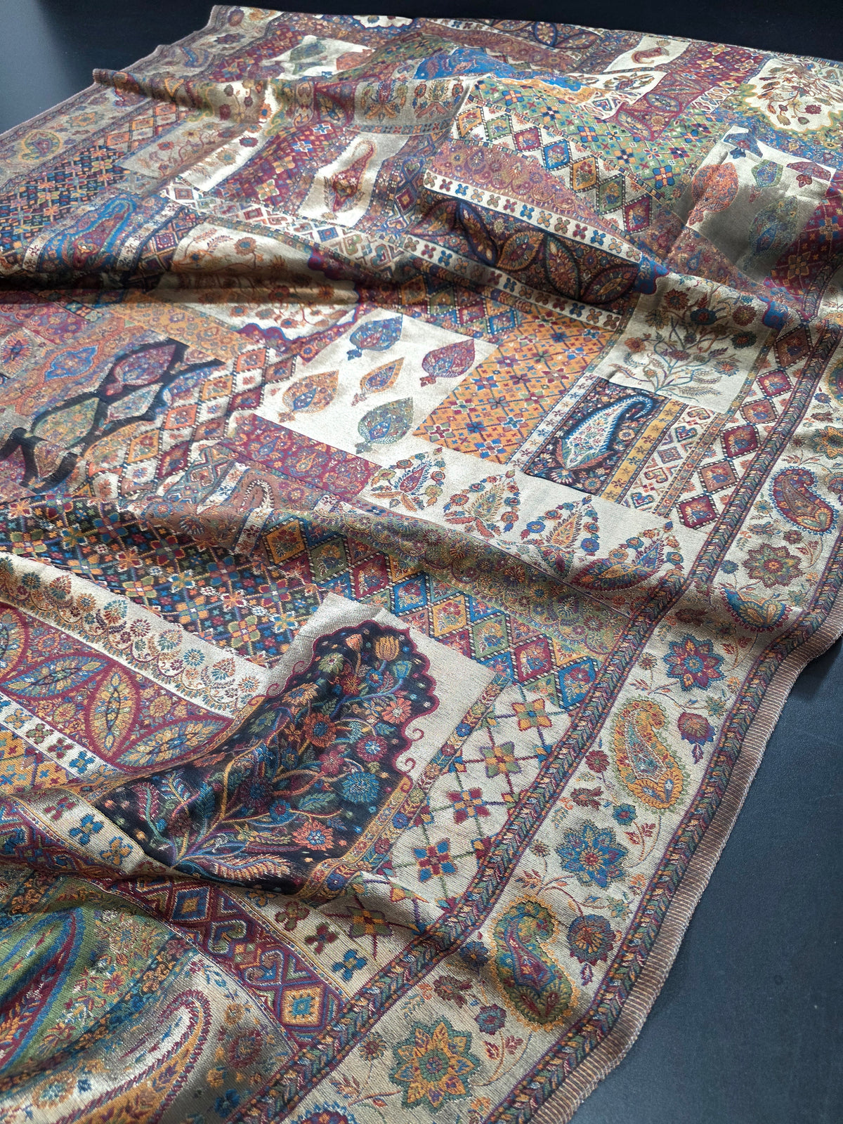 Kani silk moonlight handmade shawl