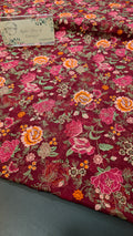 Chiffon allover embroidered 2pc shirt and duppatta