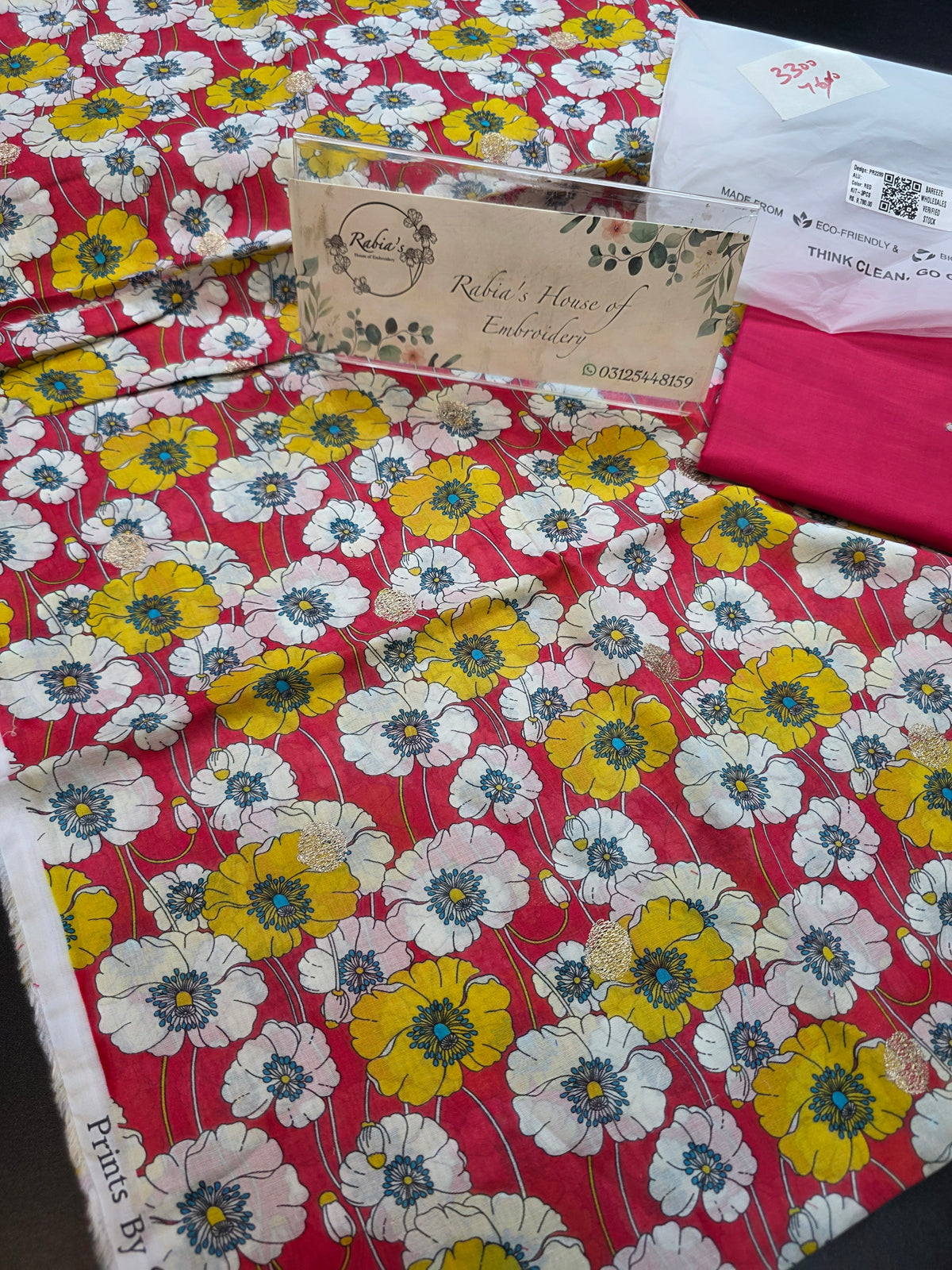 Bareeze printed plus embroidered RETURN PARCEL